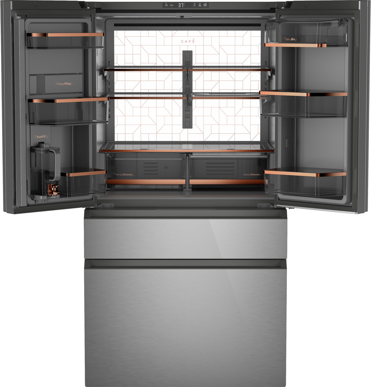 CAFÉ™ ENERGY STAR® 23.2 Cu. Ft. Smart Counter-Depth 4-Door French