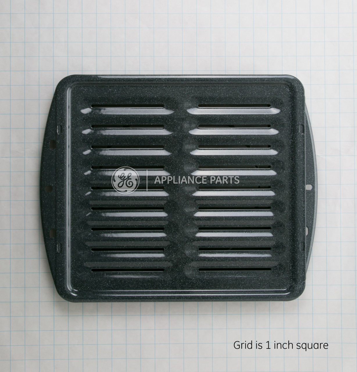 GE WB48X10056 Large Broiler Pan and Rack 12-3/4 x 16-1/2-Inch