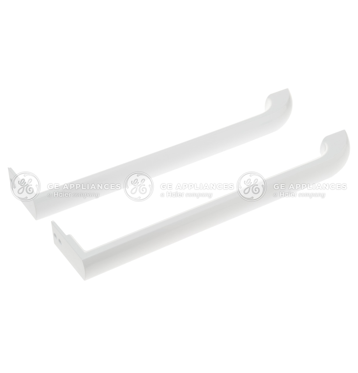 REFRIGERATOR DOOR HANDLE WHITE PAIR - WR12X31693 - Cafe Appliances