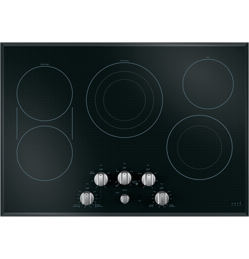 Café™ 36 Knob-Control Electric Cooktop - CEP70362MS1 - Cafe Appliances