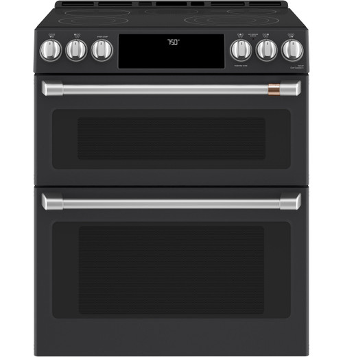 Café™ 30 Smart Slide-In, Front-Control, Induction and Convection Double- Oven Range - CHS950P3MD1 - Cafe Appliances