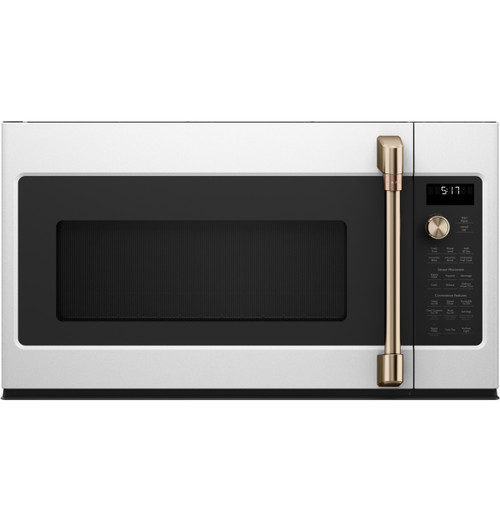 Café™ 2.1 Cu. Ft. Smart Over-the-Range Microwave Oven in Platinum Glass -  CVM721M2NS5 - Cafe Appliances