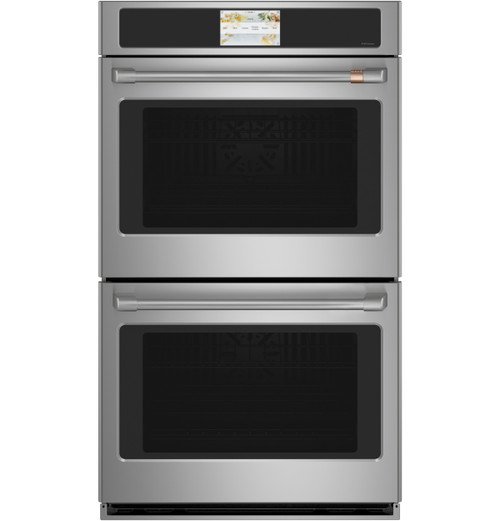 Café™ 30 in. Combination Double Wall Oven with Convection and Advantium®  Technology - CTC912P2NS1 - Cafe Appliances