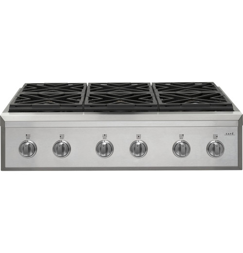 Cafe - CGU486P2TS1 - Café™ 48 Commercial-Style Gas Rangetop with