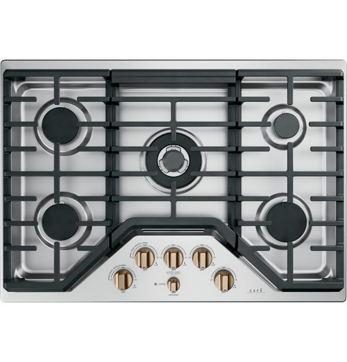 Café™ 36 Commercial-Style Gas Rangetop with 6 Burners (Natural Gas) -  CGU366P2TS1 - Cafe Appliances