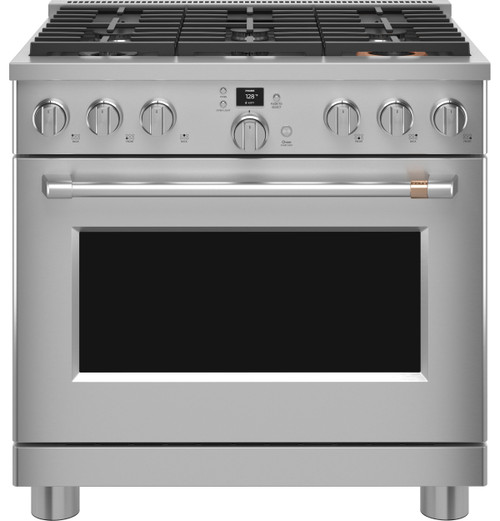 C2Y486P2TS1 by Cafe - Café™ 48 Smart Dual-Fuel Commercial-Style Range with  6 Burners and Griddle (Natural Gas)