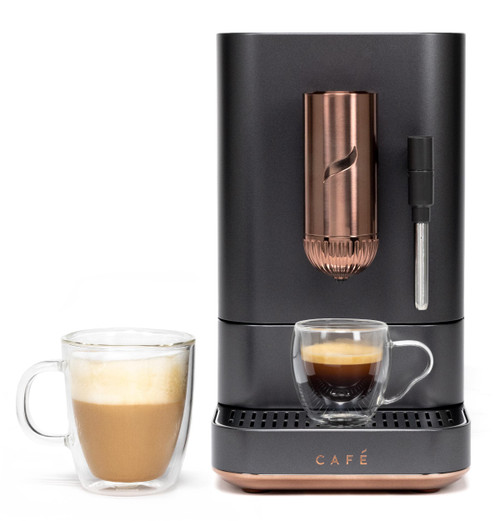 Café™ BELLISSIMO Semi Automatic Espresso Machine + Frother - C7CESAS4RW3 -  Cafe Appliances