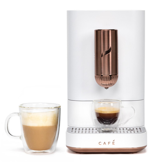 Café™ BELLISSIMO Semi Automatic Espresso Machine + Frother - C7CESAS3RD3 -  Cafe Appliances