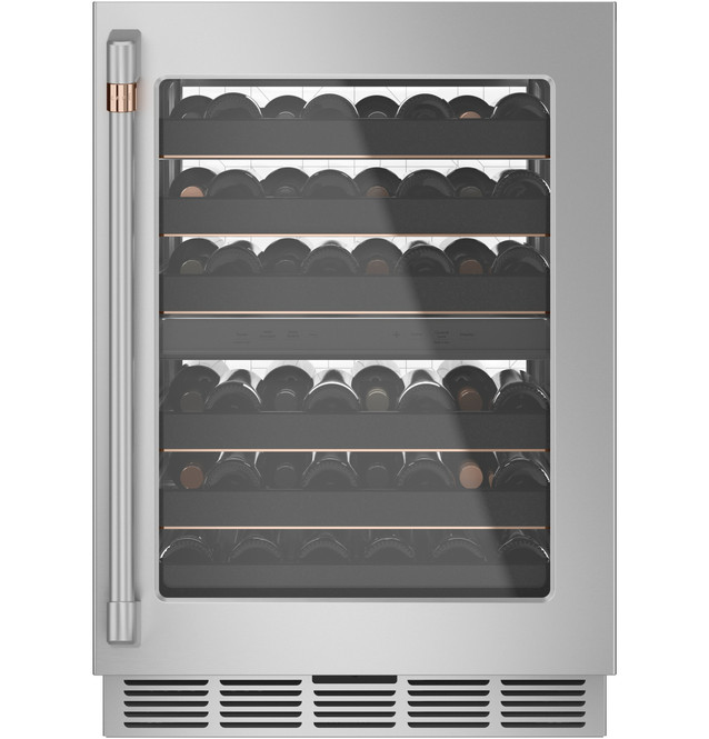 CAFÉ™ 46-Bottle Dual Zone Wine Cooler - CCP06DP2PS1 - Cafe Appliances