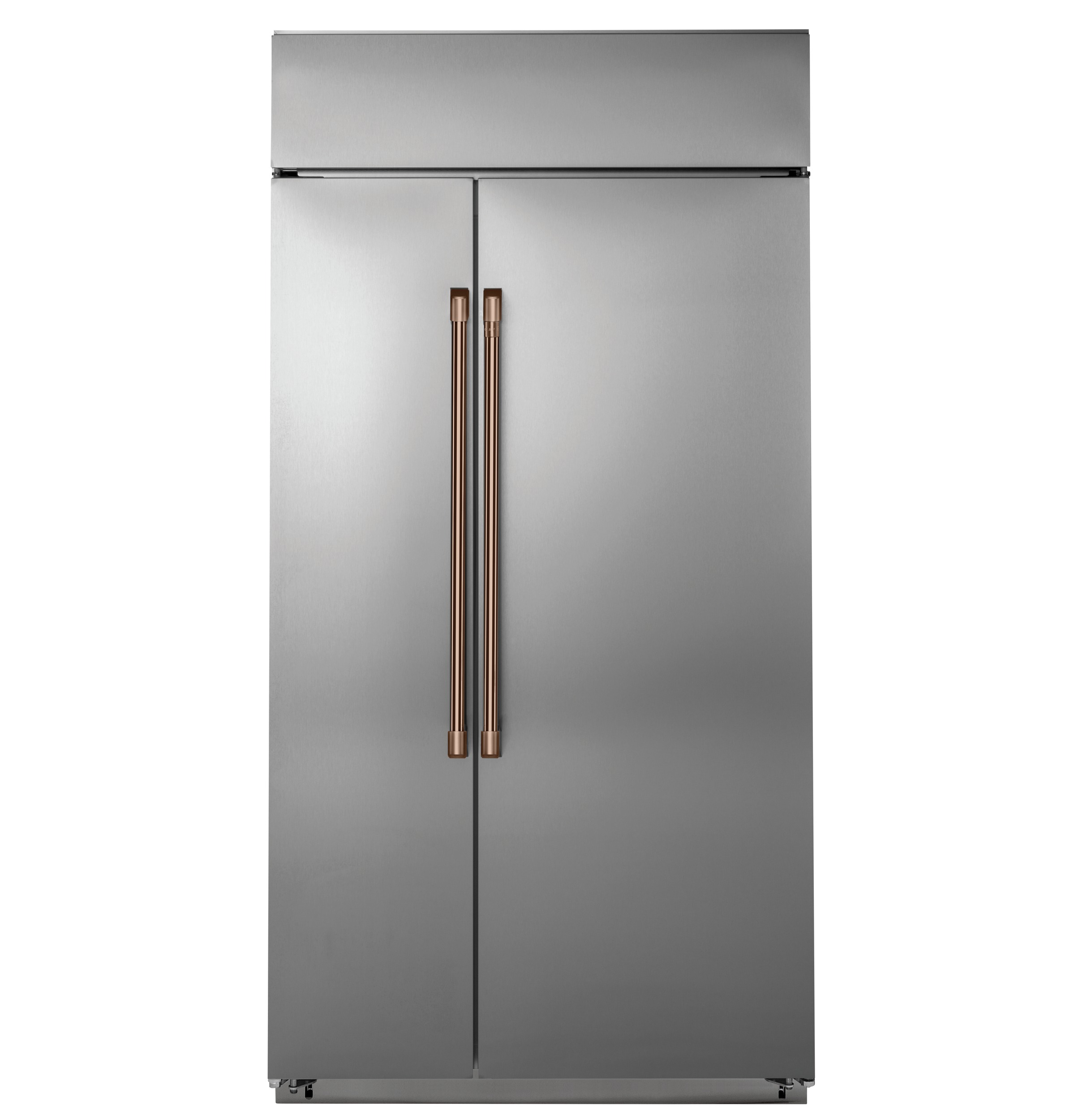 Café 42 Inch 42" Built In Side-by-Side Refrigerator CSB42WP2NS1 | Fridge.com