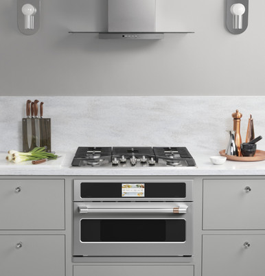 Cafe CAFÉ™ 30" Gas Cooktop in Stainless Steel size 5.5 H x 30 W x 21 D | CGP95302MS1