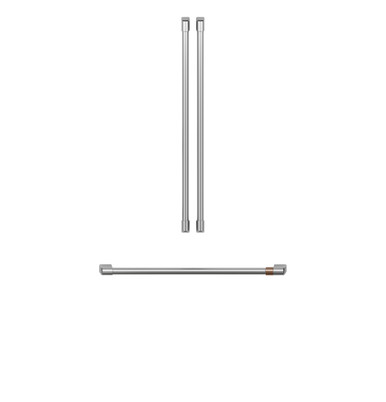 CAFÉ™ Refrigeration Handle Kit - Brushed Stainless - CXLB3H3PMSS