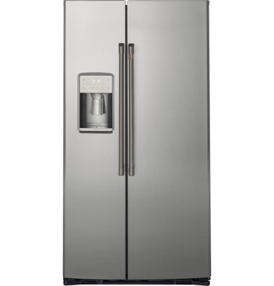 Cafe CAFÉ™ 21.9 Cu. Ft. Counter-Depth Side-By-Side Refrigerator in Stainless Steel size 69.25 H x 35.75 W x 30.75 D | CZS22MP2NS1