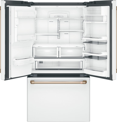 Cafe CAFÉ™ ENERGY STAR® 22.1 Cu. Ft. Smart Counter-Depth Refrigerator with Hot Water Dispenser in Matte White CYE22TP4MW2
