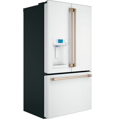Cafe CAFÉ™ ENERGY STAR® 22.1 Cu. Ft. Smart Counter-Depth Refrigerator with Hot Water Dispenser in Matte White CYE22TP4MW2