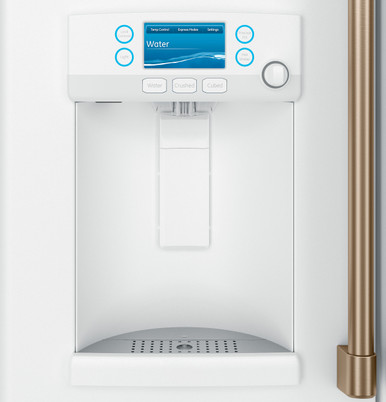 Cafe CAFÉ™ ENERGY STAR® 22.1 Cu. Ft. Smart Counter-Depth Refrigerator with Hot Water Dispenser in Matte White CYE22TP4MW2