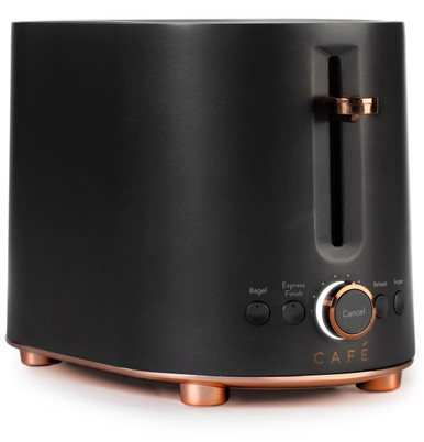 Cafe CAFÉ™ Express Finish Toaster in Matte Black size 8 H x 7 W x 12.28 D | C9TMA2S3PD3
