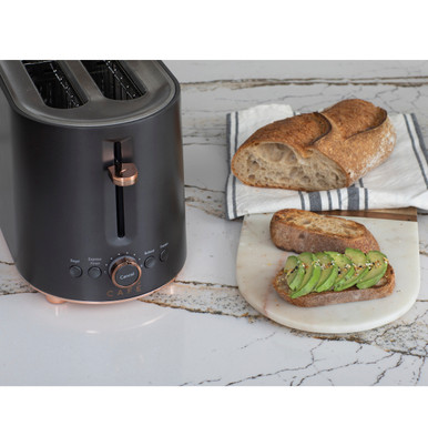 Cafe CAFÉ™ Express Finish Toaster in Matte Black size 8 H x 7 W x 12.28 D | C9TMA2S3PD3