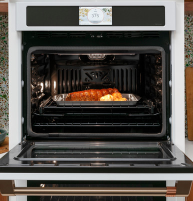 Cafe CAFÉ™ Professional Series 30" Smart Built-In Convection Single Wall Oven in Matte White size 28.625 H x 29.75 W x 26.75 D | CTS90DP4NW2