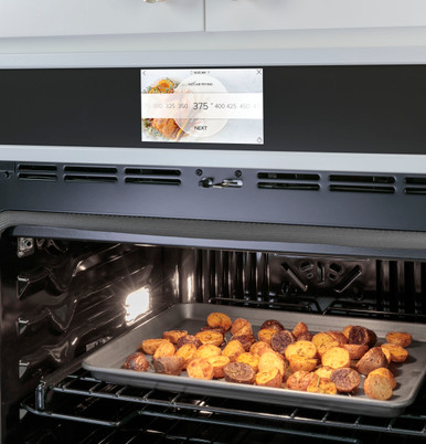 Cafe CAFÉ™ Professional Series 30" Smart Built-In Convection Single Wall Oven in Matte White size 28.625 H x 29.75 W x 26.75 D | CTS90DP4NW2