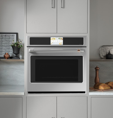 Cafe CAFÉ™ Professional Series 30" Smart Built-In Convection Single Wall Oven in Stainless Steel size 28.625 H x 29.75 W x 26.75 D | CTS90DP2NS1