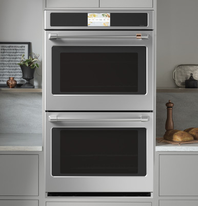 Cafe CAFÉ™ Professional Series 30" Smart Built-In Convection Double Wall Oven in Stainless Steel size 51.0625 H x 29.75 W x 26.75 D | CTD90DP2NS1