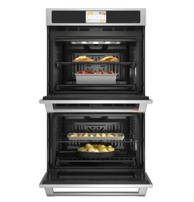 Cafe CAFÉ™ Professional Series 30" Smart Built-In Convection Double Wall Oven in Stainless Steel size 51.0625 H x 29.75 W x 26.75 D | CTD90DP2NS1