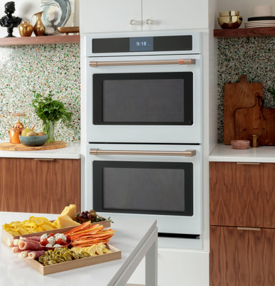 Cafe CAFÉ™ Professional Series 30" Smart Built-In Convection Double Wall Oven in Stainless Steel size 51.0625 H x 29.75 W x 26.75 D | CTD90DP2NS1