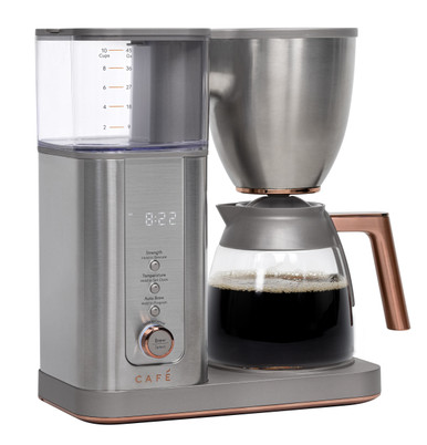 Cafe CAFÉ™ Specialty Drip Coffee Maker with Glass Carafe in Stainless Steel size 14 H x 7.3 W x 12.5 D | C7CDABS2RS3