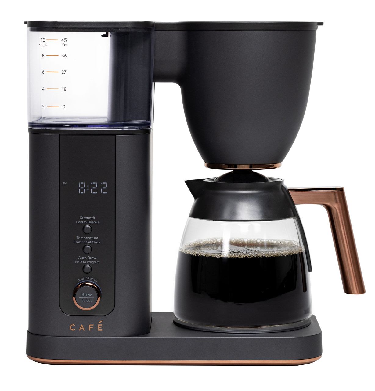 Cafe CAFÉ™ Specialty Drip Coffee Maker with Glass Carafe in Matte Black size 14 H x 7.3 W x 12.5 D | C7CDABS3RD3