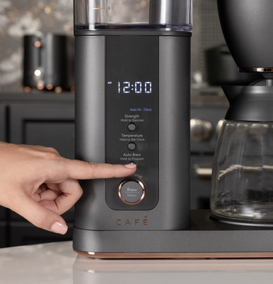 Cafe CAFÉ™ Specialty Drip Coffee Maker with Glass Carafe in Matte Black size 14 H x 7.3 W x 12.5 D | C7CDABS3RD3