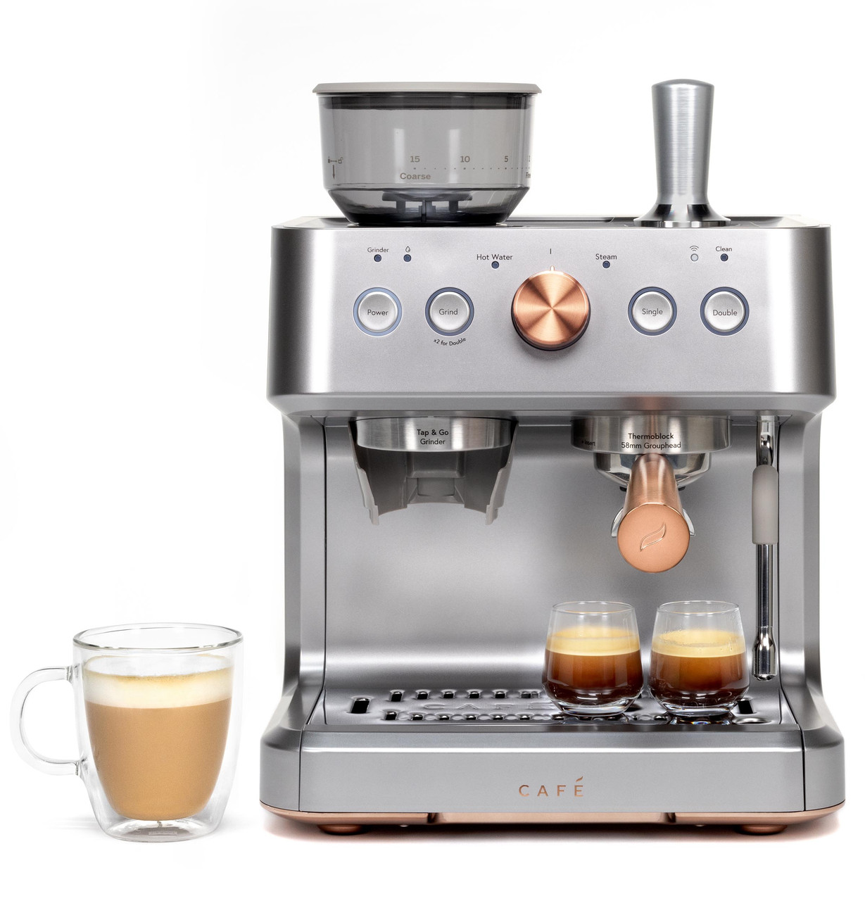 L'or Barista System Coffee And Espresso Machine With Milk Frother Two  Double Walled Coffee Glasses And 20 Capsules : Target