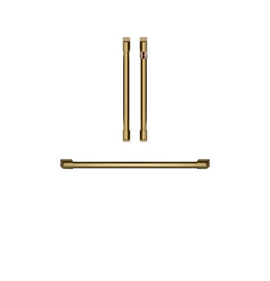 Café Custom Handle for Wall Oven in Brushed Brass