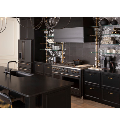 Cafe 48" Custom Hood Insert in Stainless Steel size 12.5 H x 39.625 W x 21.875 D | UVC9480SLSS