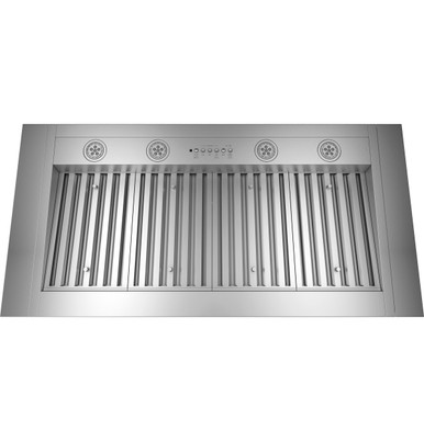 Cafe 48" Custom Hood Insert in Stainless Steel size 12.5 H x 39.625 W x 21.875 D | UVC9480SLSS