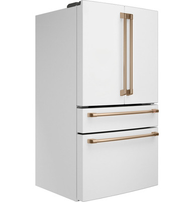 Cafe CAFÉ™ Refrigeration Matte White Side Panel, Full-Depth, 4-Door, Left | CKQBLSFNW2