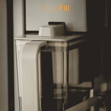 Cafe CAFÉ™ ENERGY STAR® 28.7 Cu. Ft. Smart 4-Door Refrigerator With Dual-Dispense AutoFill Pitcher in Matte White CGE29DP4TW2