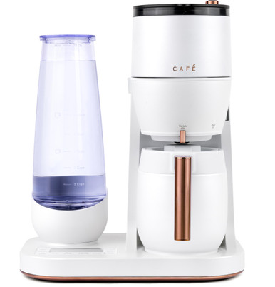 Cafe CAFÉ™ Specialty Grind and Brew Coffee Maker with Thermal Carafe in Matte White size 17.4 H x 14.5 W x 10.50 D | C7CGAAS4TW3