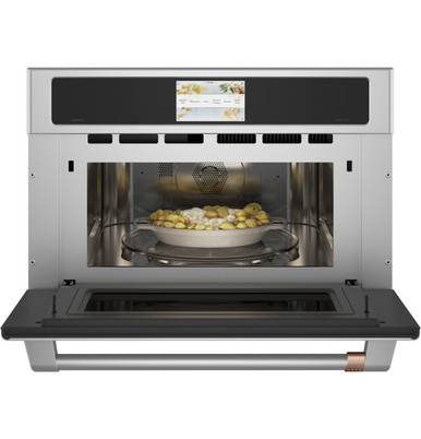 Cafe CAFÉ™ 30" Custom Speed Cook Oven with 240V Advantium® Technology in Stainless Steel size 20.25 H x 29.75 W x 22.75 D | CSB923P2VS1