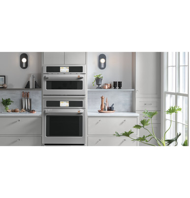 Cafe CAFÉ™ 30" Custom Speed Cook Oven with 240V Advantium® Technology in Stainless Steel size 20.25 H x 29.75 W x 22.75 D | CSB923P2VS1