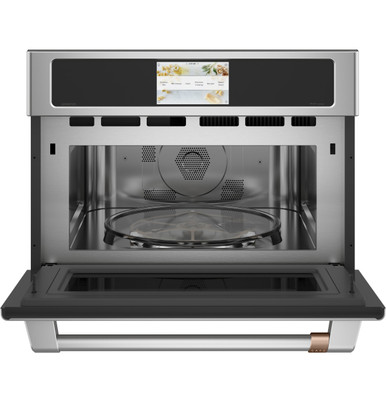 Cafe CAFÉ™ 27" Custom Speed Cook Oven with 120V Advantium® Technology in Stainless Steel size 20.125 H x 26.75 W x 22.75 D | CSB912P2VS1