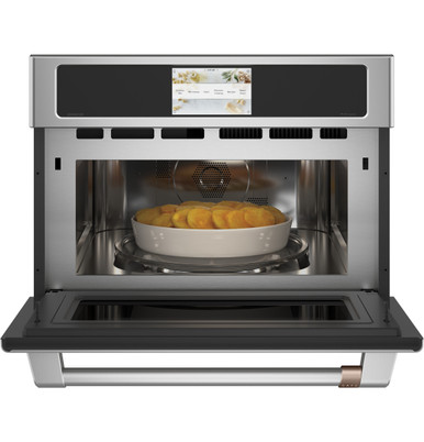 Cafe CAFÉ™ 27" Custom Speed Cook Oven with 120V Advantium® Technology in Stainless Steel size 20.125 H x 26.75 W x 22.75 D | CSB912P2VS1