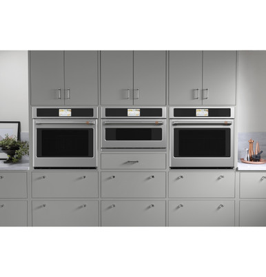 Cafe CAFÉ™ 27" Custom Speed Cook Oven with 120V Advantium® Technology in Stainless Steel size 20.125 H x 26.75 W x 22.75 D | CSB912P2VS1