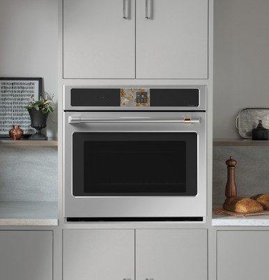 Cafe CAFÉ™ Professional Series 30" Smart Built-In Convection Single Wall Oven in Stainless Steel size 28 5/8 H x 29 3/4 W x 26 3/4 D | CTS90DP2ZS1