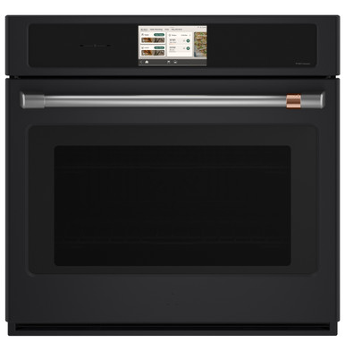 Cafe CAFÉ™ Professional Series 30" Smart Built-In Convection Single Wall Oven in Matte Black size 28 5/8 H x 29 3/4 W x 26 3/4 D | CTS90DP3ZD1