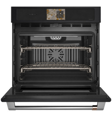 Cafe CAFÉ™ Professional Series 30" Smart Built-In Convection Single Wall Oven in Matte Black size 28 5/8 H x 29 3/4 W x 26 3/4 D | CTS90DP3ZD1