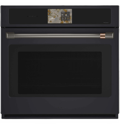 Cafe CAFÉ™ Professional Series 30" Smart Built-In Convection Single Wall Oven in Matte Black size 28 5/8 H x 29 3/4 W x 26 3/4 D | CTS90DP3ZD1