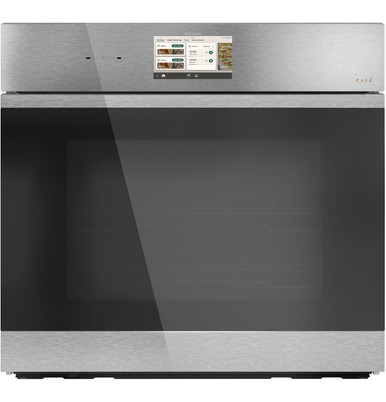 Cafe CAFÉ™ 30" Smart Built-In Convection Single Wall Oven in Platinum Glass size 28 5/8 H x 29 3/4 W x 24 3/4 D | CTS90DM2ZS5