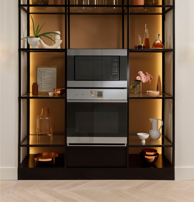 Cafe CAFÉ™ 30" Smart Built-In Convection Single Wall Oven in Platinum Glass size 28 5/8 H x 29 3/4 W x 24 3/4 D | CTS90DM2ZS5
