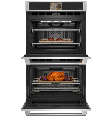 Cafe CAFÉ™ Professional Series 30" Smart Built-In Convection Double Wall Oven in Stainless Steel size 51 1/16 H x 29 3/4 W x 26 3/4 D | CTD90DP2ZS1